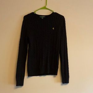 Black Woven Sweater